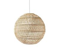 CSSYKV Lámpara Colgante Para Fregadero Isla Cocina Con Pantalla Cesta Ratán Grande