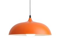 CSSYKV Lámpara Industrial Retro Naranja Candelabros De Luz Colgante De Metal Ajustables Modernos Creativos Sombra Colgante Industrial De La Luz De Techo, Lámparas Colgantes para Pubs, Cafeterías
