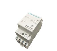 CT1-25 4P 16A 20A 25A 220V 400V~ 50/60HZ Contactor Modular de CA for el hogar con carril Din 4NO 2NO 2NC 4NC(2NO 2NC 25A)