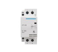 CT1-63 2P 32A 220V bobina 50/60HZ hogar AC contactores modulares módulo de contacto 1NO(25A,2NC)