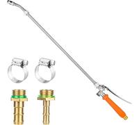 CTDMJ - Lanza de pulverización universal de repuesto ajustable de 3/8" y 1/4" de latón Barb universal de repuesto para lavadora de alta presión para jardines, huertos