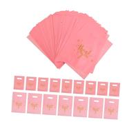 CTIRCHIU 200 Piezas Bolsas de Plástico Reutilizables con Asa para Diseño Elegante y Resistente para Pequeños Negocios y Ocasiones Especiales para Empaquetado de Presentes y Fiestas