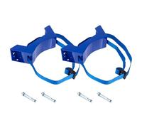 CTIRCHIU Soporte para Almacenamiento con Montado Gas Cilindro Pared Correa en para Ajustable y Tornillos, Material Abs y Polipropileno, Estable y Fácil Instalación Seguro