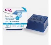 CTX39 - Pack 8 uds. Pool Gel Floculante Monodosis para Piscina | Agua Cristalina | Mejora Filtración y Aumenta Eficacia del Cloro | 90g | Tableta en Gel de Disolución Lenta | Fácil Uso | 1 Dosis para