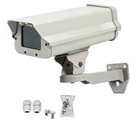 CTXSumTec Carcasa de aluminio para cámara de seguridad CCTV de 14.5 pulgadas con montaje en pared, kit de soporte de montaje ajustable para cámara de vigilancia CCTV Bullet