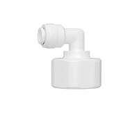 Ctyjia 1 Pieza Conector Rápido Filtro Agua Adaptador, Rosca Hembra de 1/2 Pulgada a 1/4 Pulgada Conector de Codo, para Ósmosis Inversa Fontanería Sistema