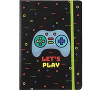 Cuaderno A5 Let's Play - 96 Hojas con Puntos y Diseño Gamer