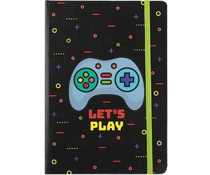 Cuaderno A5 Let's Play - 96 Hojas con Puntos y Diseño Gamer