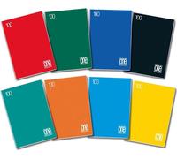 Cuaderno Blasetti, un solo color, formato A4, 18 hojas, varios colores