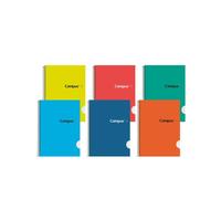 CUADERNO CAMPUS ORIGINAL TAMAÑO A4 BLOC ESPIRAL CAMPUS A4 TAPA DURA 80 Hojas 70 G Cuadricula 3 Mm/Cuadricula 4 Mm/Doble Raya 2,5 Mm/Doble Raya 3,5 Mm/Horizontal/Liso/Milimetrado a elegir Pack de 6 uni