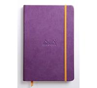 Cuaderno con goma elástica Rhodia 118722 C Book Rhodiarama, 96 hojas, color morado A5