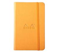 Cuaderno con goma elástica Rhodia 118722 C Book Rhodiarama, 96 hojas, color naranja A6