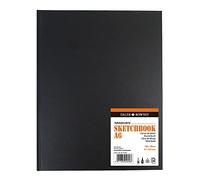 Cuaderno Cosido ideal para Dibujo DALER ROWNEY Graduate, de Formato 10,5 x 14,8 cm, con 46 Hojas de Papel de 130 g/m2 de Grano Fino