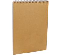 Cuaderno de bocetos A4/A5, cuaderno de dibujo, 60 páginas (30 hojas), bloc de bocetos, encuadernación en espiral, tapa dura, tapa kraft, retrato, suministros de dibujo artístico other A4,1pc