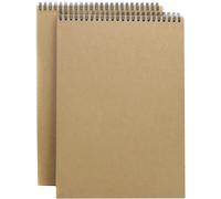 Cuaderno de bocetos A4/A5, cuaderno de dibujo, 60 páginas (30 hojas), bloc de bocetos, encuadernación en espiral, tapa dura, tapa kraft, retrato, suministros de dibujo artístico other A4,2pc