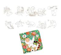 Cuaderno de dibujo, cuaderno de bocetos, espirales, libros para colorear, bloc de arte para adultos con papel y pantalla de colores coloridos, cuaderno para colorear