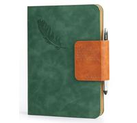 Cuaderno de dibujo de acuarela, 100% algodón, 23 x 16 cm, con pincel de viaje, 20 hojas de 300 g/m², sin ácidos/papel de acuarela prensado en frío, piel sintética vegana, papel acuarela para acuarela