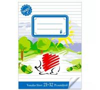 Cuaderno de líneas ICO Süni para el 4º grado - A5, 21-32