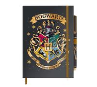 Cuaderno de Notas A5 con Bolígrafo Escudo Hogwarts 96 Hojas