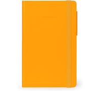Cuaderno de rayas LEGAMI - Alta calidad - 192 Páginas numeradas - 13 x 21 cm - Papel Marfil 90 g/m2 - Marcapáginas - Lengüetas Orange