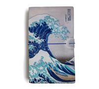 Erik Cuaderno de viaje Hokusai Ola de Kanagawa – Cuero sintético 19,6x12 cm