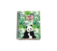 Cuaderno espiral A5 Tapa dura 100 hojas - WWF - Save the Planet