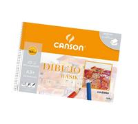 Cuaderno Espiral Dibujo CANSON Basik Recuadro, Din-A3+ 150 gr. 20 Hojas