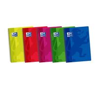Cuaderno Espiral OXFORD Classic, Cuarto 80H Tapa Plástico Cuadros 4 mm.