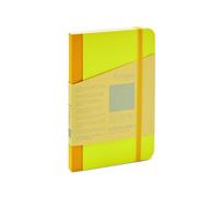 Cuaderno fabriano ecoqua plus tela 9x14 80hj. 90gr. liso amarillo