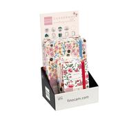 Cuaderno finocam moniquilla tapa dura 9x15/a5 72h 80gr. liso con goma
