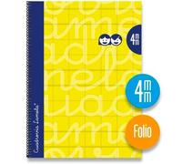 Cuaderno lamela amarillo din a4 5 piezas 80 hojas
