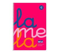 Cuaderno Lamela Rosa Din A4 5 Piezas 80 Hojas