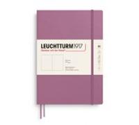 LEUCHTTURM1917 Composition Cuaderno B5, Dusty Rose, Tapa blanda, Sin rayas | 123 páginas numeradas, cosido a hilo, bolsillo expansible, goma elástica, color crema, papel 80 g/m²