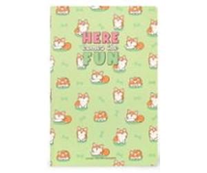 Cuaderno lined B5 Legami Corgi