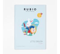 Cuaderno Little English RUBIO + 5 years para aprender Inglés | Incluye Audios descargables con QR | A4 40 páginas