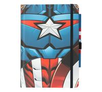 Grupo Erik Marvel Capitan america Cuaderno A5 puntos con Boligrafo
