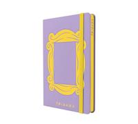 Cuaderno mooving tapa dura a5 96h 90gr. horizontal con goma friends su