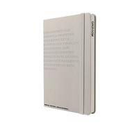 Cuaderno mooving tapa dura a5 96h 90gr. papel piedra con goma