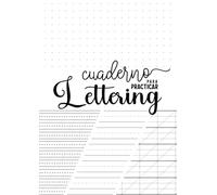 Cuaderno para Practicar Lettering: Libreta para Practicar Lettering a Mano para Niños o Adultos | 4 Plantillas para Práctica de Caligrafía Creativa | Papel para Dibujar Letras Bonitas