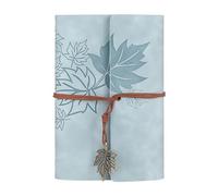 Cuaderno portátil con 6 anillas, cubiertas de carpeta de, cierre de cuerda de 75 hojas para diario, cuaderno de bocetos