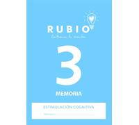 Cuaderno Rubio A4 Estimulacion Cognitiva Memoria Nº 3 (Deterioro Cognitivo Moderado-Grave) (Set de 5)
