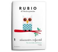 Cuaderno Rubio A5 Educacion Infantil Nº 1 - Animales Del Bosque (+3 Años) (Set de 10)