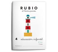 Cuaderno Rubio A5 Educacion Infantil Nº 4 - El Mar (+3 Años) (Set de 10)