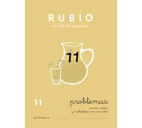 Cuaderno Rubio A5 Operaciones Y Problemas Nº 11 - Sumas, Restas Y Multiplicaciones Por Una Cifra (+7 Años) (Set de 10)