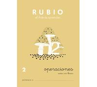 Cuaderno Rubio A5 Operaciones Y Problemas Nº 2 - Restas Sin Llevar (+6 Años) (Set de 10)