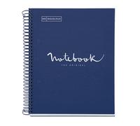 Cuaderno espiral miquelrius notebook 1 emotions tapa forrada din a5 microperforado 80 hojas 90g m2 cuadro 5 mm - MR46678