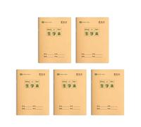 Cuadernos de escritura de 4, 92x6, 89 pulgadas, 16 hojas uno para cuadernos chinos de aprendizaje de escritura y matemáticas, libretas de, 5 uds