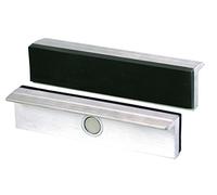 Cuadrado para hornear paralelo protegido con imanes integrados, compatible con tornillo de banco. Material: aluminio y caucho., 112160