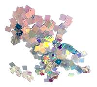 Cuadrados acrílicos iridiscentes 100 Piezas Paneles Tableros Coloreados