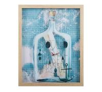 Cuadro de canvas doble impreso con marco 40x50x3